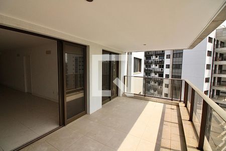 Varanda da Sala de apartamento para alugar com 5 quartos, 160m² em Barra da Tijuca, Rio de Janeiro