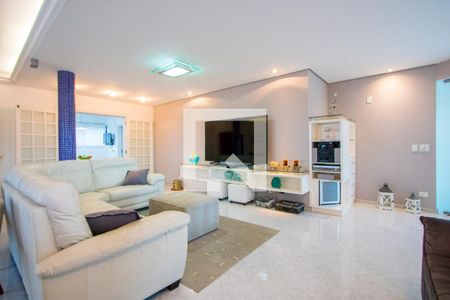Sala 1 de apartamento à venda com 4 quartos, 400m² em Vila Valparaiso, Santo André