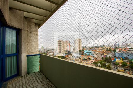Varanda da sala 1 de apartamento à venda com 4 quartos, 400m² em Vila Valparaiso, Santo André