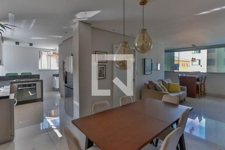 Sala de apartamento para alugar com 4 quartos, 150m² em Castelo, Belo Horizonte