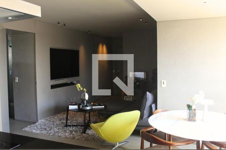 Sala de apartamento para alugar com 1 quarto, 82m² em Vila da Serra, Nova Lima