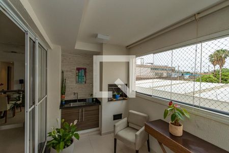 Varanda  de apartamento para alugar com 3 quartos, 92m² em Vila Brandina, Campinas