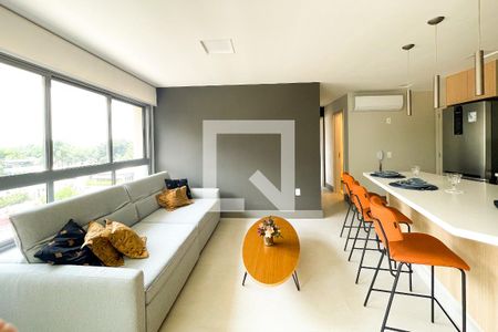 Sala  de apartamento à venda com 2 quartos, 70m² em Jardim America, São Paulo