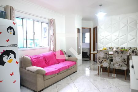 Sala de apartamento à venda com 2 quartos, 100m² em Vila Clarice, Santo André