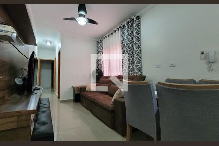 Sala de apartamento à venda com 2 quartos, 130m² em Vila Camilópolis, Santo André