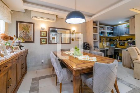 Sala de jantar de casa à venda com 5 quartos, 406m² em Glória, Porto Alegre