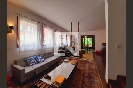 Sala  de casa para alugar com 7 quartos, 540m² em Cosme Velho, Rio de Janeiro
