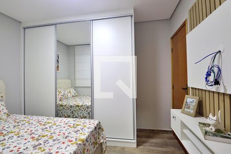 Suíte 1 - Quarto de casa à venda com 2 quartos, 90m² em Jardim Santo Antônio, Santo André