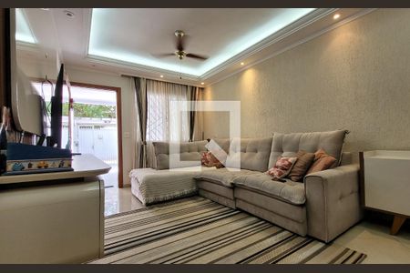 Sala de casa à venda com 3 quartos, 109m² em Vila Homero Thon, Santo André