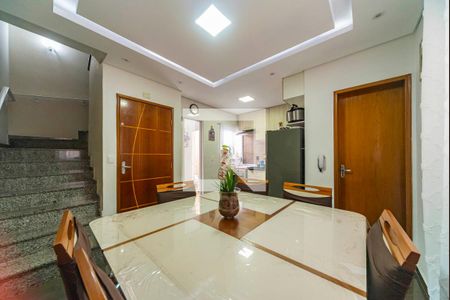 Sala de Jantar de apartamento à venda com 2 quartos, 130m² em Vila Pires, Santo André