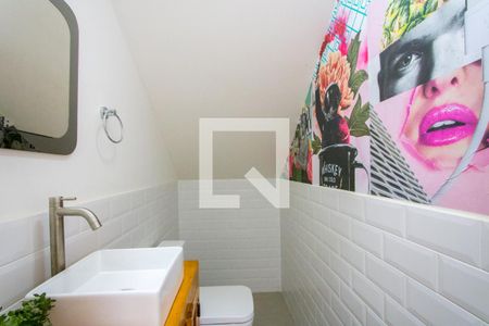 Lavabo de casa de condomínio para alugar com 2 quartos, 94m² em Vila Apiaí, Santo André