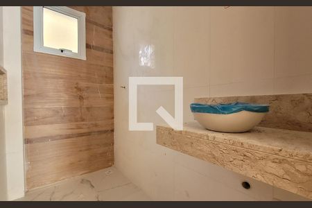 Banheiro da suíte de apartamento à venda com 2 quartos, 94m² em Vila Curuca, Santo André