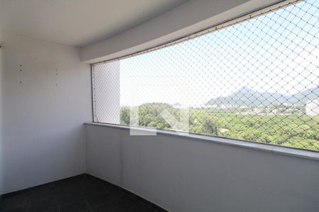 Varanda da Sala de apartamento à venda com 3 quartos, 80m² em Jacarepaguá, Rio de Janeiro