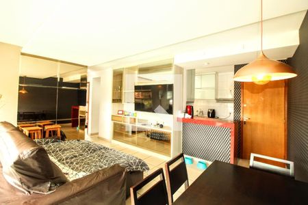 Sala de apartamento à venda com 2 quartos, 65m² em Paquetá, Belo Horizonte