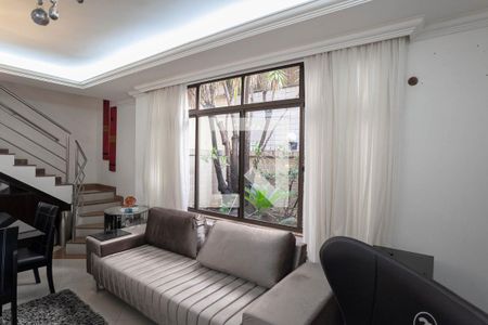 Sala  de apartamento para alugar com 4 quartos, 270m² em Castelo, Belo Horizonte