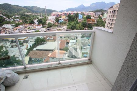 Varanda da Sala de apartamento para alugar com 4 quartos, 121m² em Pechincha, Rio de Janeiro