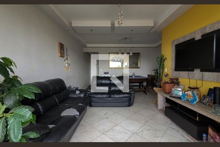 Sala de apartamento para alugar com 3 quartos, 100m² em Vila Valparaiso, Santo André