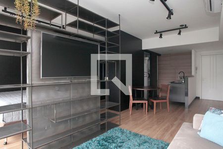 Studio - Sala de kitnet/studio para alugar com 1 quarto, 52m² em Petrópolis, Porto Alegre