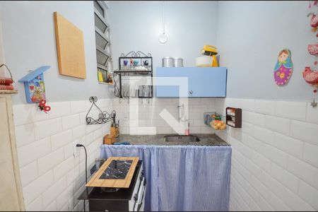 Cozinha de apartamento à venda com 1 quarto, 28m² em Tijuca, Rio de Janeiro
