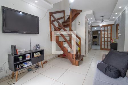 Sala de casa de condomínio à venda com 3 quartos, 96m² em Morro Santana, Porto Alegre