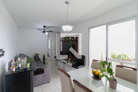 Sala  de apartamento à venda com 2 quartos, 60m² em Serrano, Belo Horizonte