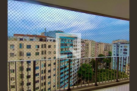 Sala vista  de apartamento à venda com 1 quarto, 61m² em Copacabana, Rio de Janeiro