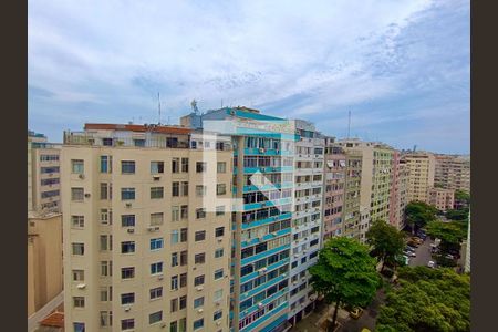 Varanda vista  de apartamento à venda com 1 quarto, 61m² em Copacabana, Rio de Janeiro
