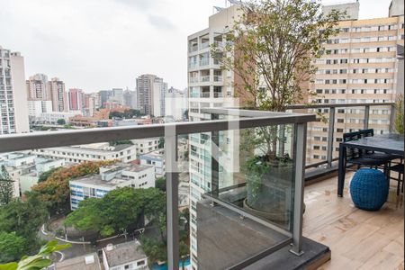 Varanda da sala de apartamento para alugar com 2 quartos, 108m² em Vila Mariana, São Paulo