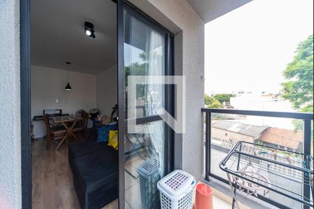 Varanda da Sala de apartamento para alugar com 2 quartos, 53m² em Vila Curuca, Santo André