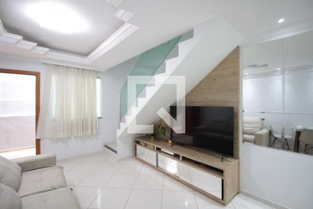 Sala de casa de condomínio à venda com 2 quartos, 110m² em Céu Azul, Belo Horizonte