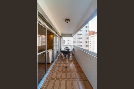 Varanda da Sala de apartamento à venda com 4 quartos, 160m² em Vila Bastos, Santo André