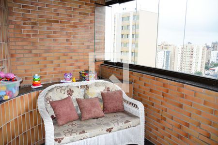 Varanda da sala de apartamento à venda com 5 quartos, 240m² em Santo Antônio, São Caetano do Sul