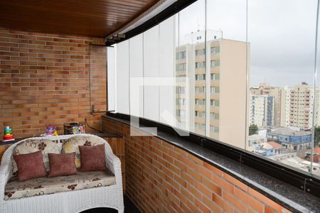 Varanda da sala de apartamento à venda com 5 quartos, 240m² em Santo Antônio, São Caetano do Sul