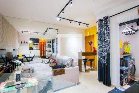 Sala de apartamento para alugar com 2 quartos, 50m² em Vila Linda, Santo André