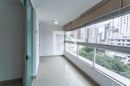 Varanda da Sala de apartamento para alugar com 4 quartos, 143m² em Santo Agostinho, Belo Horizonte