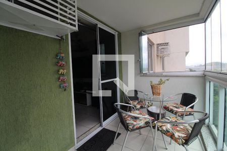 Varanda da Sala de apartamento à venda com 2 quartos, 67m² em Camorim, Rio de Janeiro