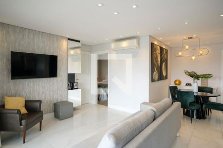 Sala de apartamento à venda com 2 quartos, 90m² em Cerâmica, São Caetano do Sul