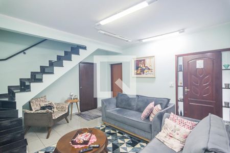 Sala de Estar de casa à venda com 3 quartos, 110m² em Centro, Santo André
