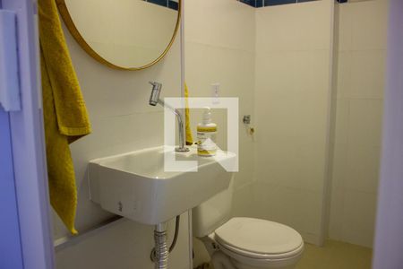 Banheiro  de kitnet/studio à venda com 1 quarto, 24m² em Centro, Rio de Janeiro