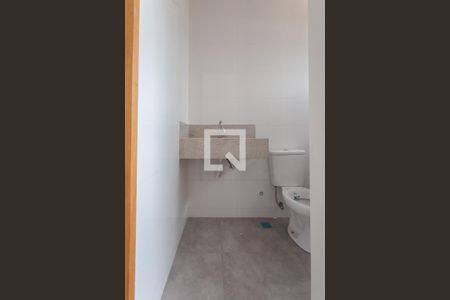 Banheiro da Suíte de casa à venda com 2 quartos, 112m² em Santa Monica, Belo Horizonte