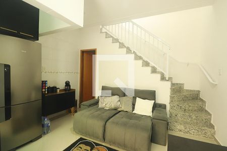 Sala de casa de condomínio para alugar com 2 quartos, 120m² em Vila Príncipe de Gales, Santo André