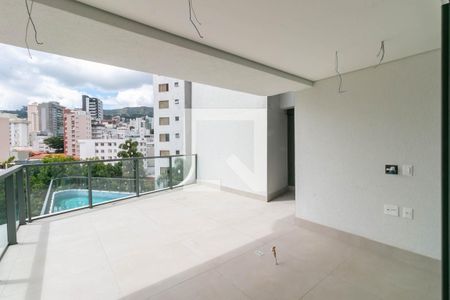 Sacada Sala de apartamento para alugar com 4 quartos, 203m² em Anchieta, Belo Horizonte
