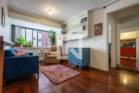 Sala/Cozinha de apartamento para alugar com 1 quarto, 50m² em Jardim Paulista, São Paulo