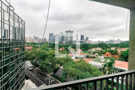 Suíte - vista de apartamento para alugar com 1 quarto, 84m² em Cidade Jardim, São Paulo