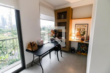Detalhe Sala de apartamento para alugar com 1 quarto, 84m² em Cidade Jardim, São Paulo