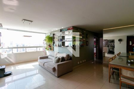 Sala de apartamento para alugar com 3 quartos, 88m² em Gutierrez, Belo Horizonte