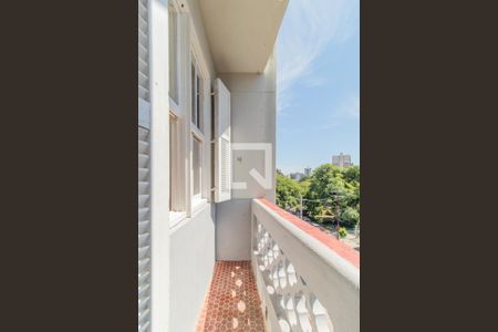 Varanda do Quarto 1 de apartamento à venda com 3 quartos, 86m² em Menino Deus, Porto Alegre