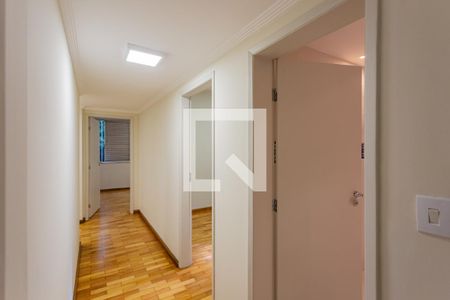 Corredor de apartamento para alugar com 4 quartos, 160m² em Lourdes, Belo Horizonte