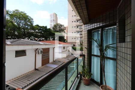 Sacada Quarto 1 e Sala de apartamento à venda com 3 quartos, 97m² em Jardim, Santo André