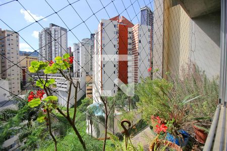 Vista da Sala de apartamento para alugar com 3 quartos, 130m² em Sion, Belo Horizonte
